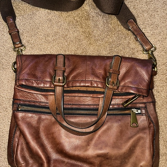 FOSSIL large leather hobo bag - Picture 7 of 7